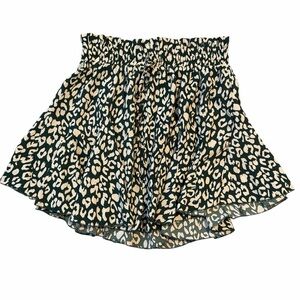 Call Me Stevie green & white S skirt